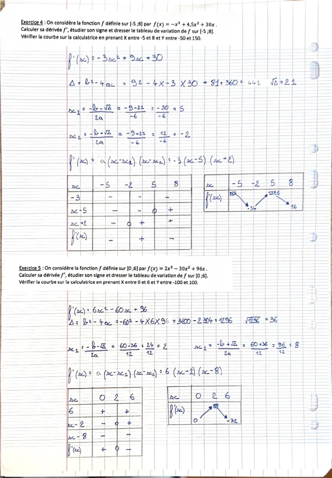 VARIATIONS ET COURBES REPRESENTATIVES DES FONCTIONS.
1)
Variations et extrema d'une fonction
1) Sens de variation d'une fonction
a) Définiti