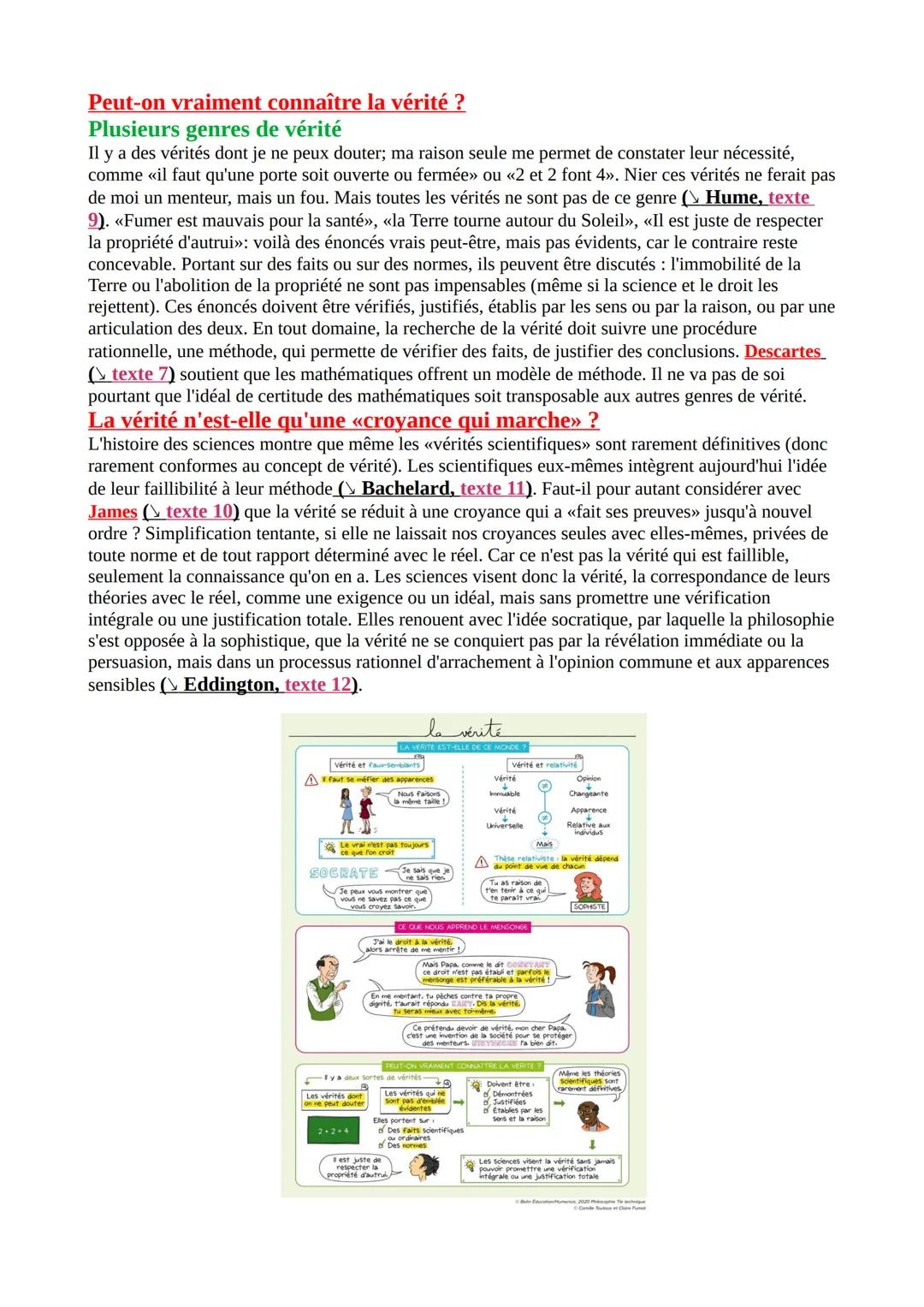 La verité
Texte de Platon, Théétète.
Dans ce passage du dialogue "Théétète" de Platon, Socrate interroge Théétète sur les idées de
Protagora