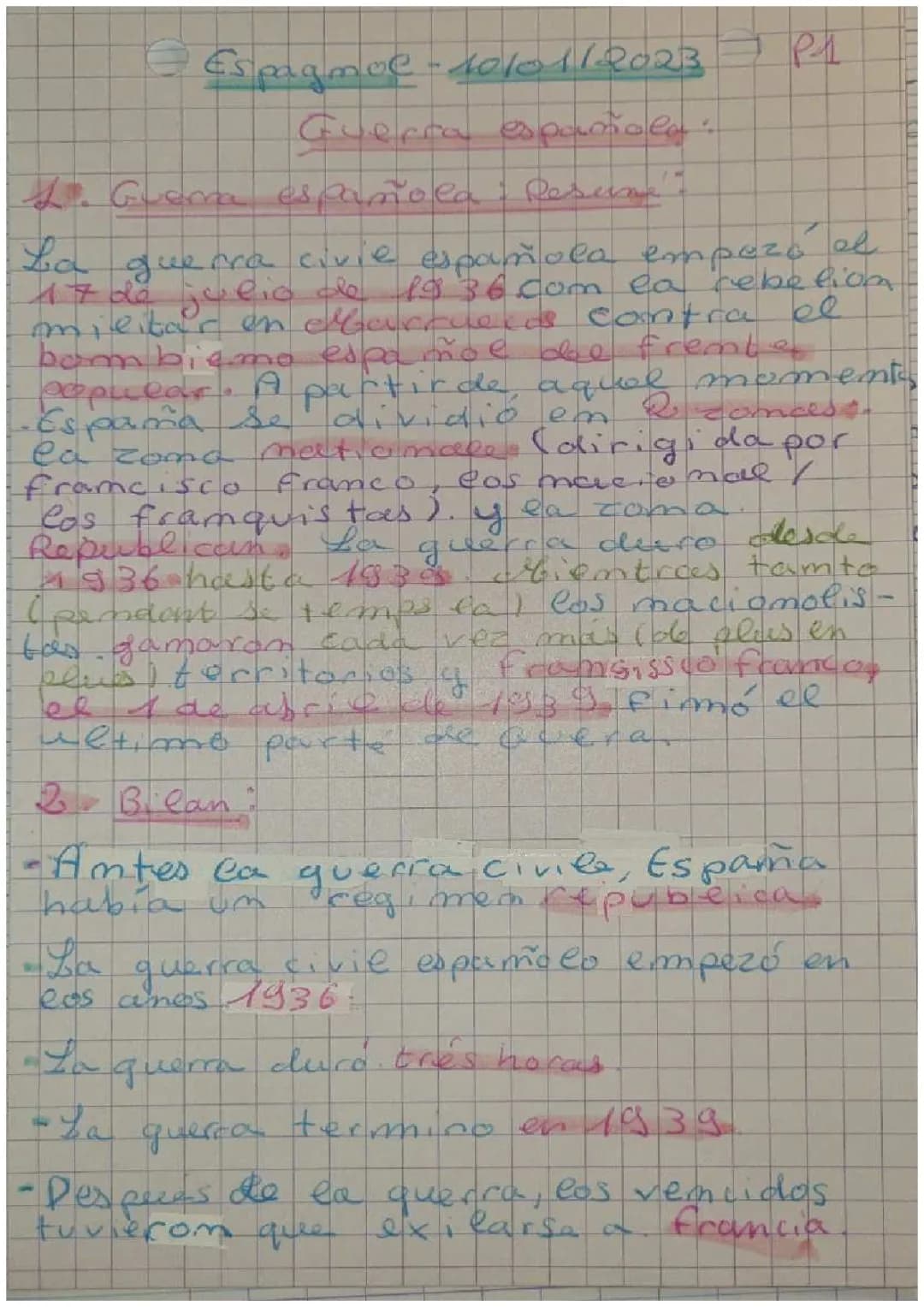 Résumé simple de la guerre civile espagnole : Causes, conséquences et étapes