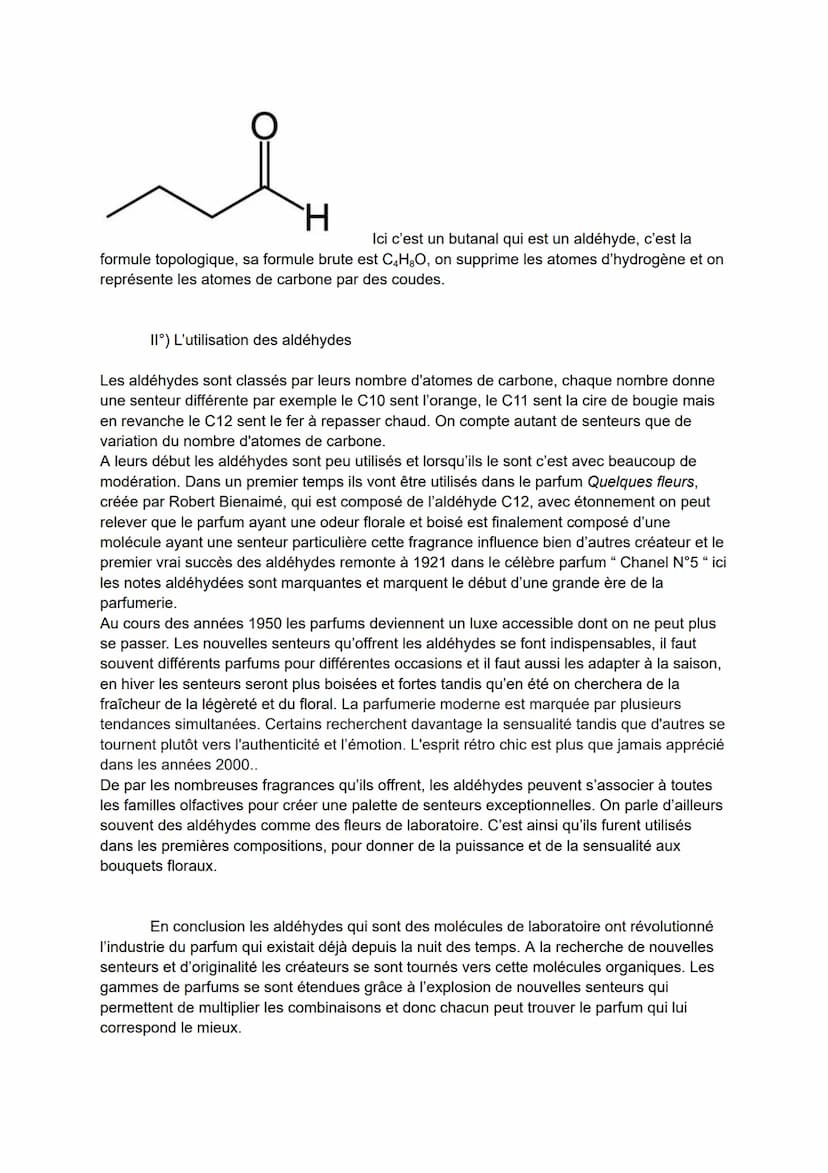 Comment la synthèse de l'aldéhyde a révolutionné le monde du parfum ?
Le parfum est une substance créée pour procurer une odeur agréable, le