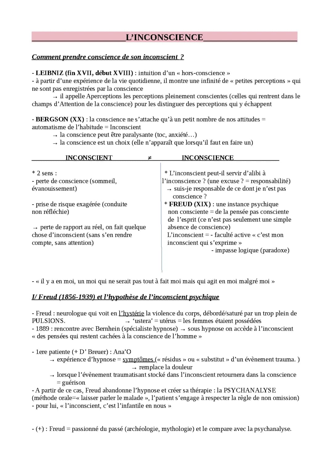 Comprendre et Communiquer avec ton Inconscient - L'inconscient selon Freud et Comment l'Accéder
