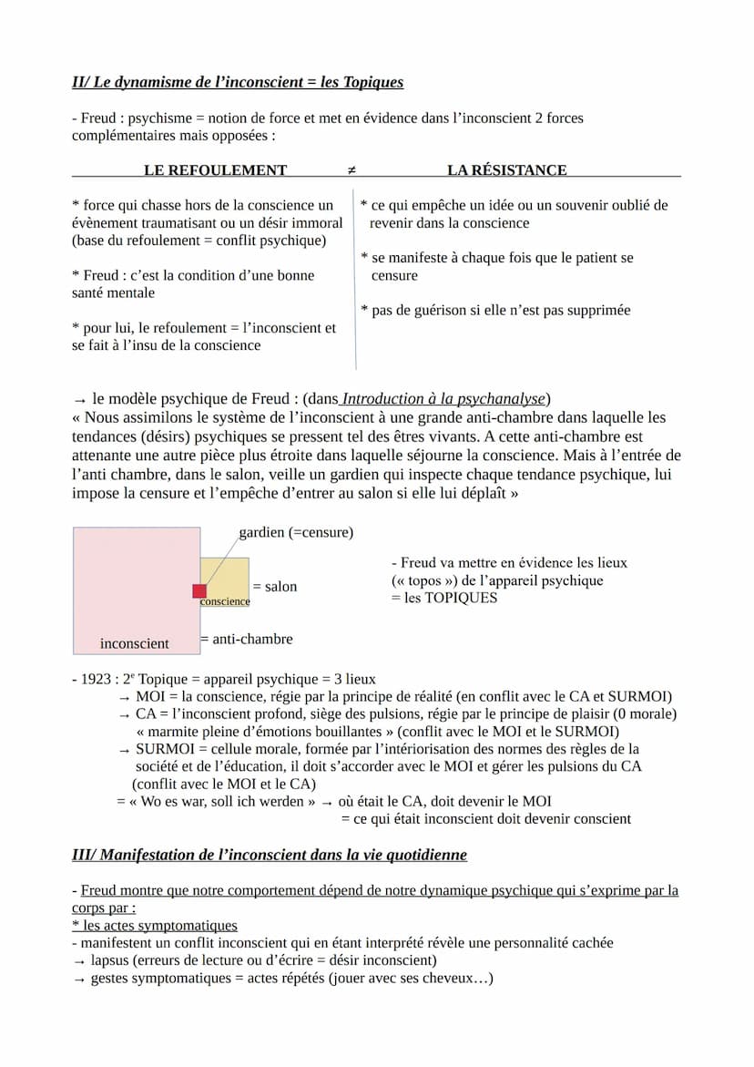 Comment prendre conscience de son inconscient ?
- LEIBNIZ (fin XVII, début XVIII): intuition d'un « hors-conscience >>
- à partir d'une expé