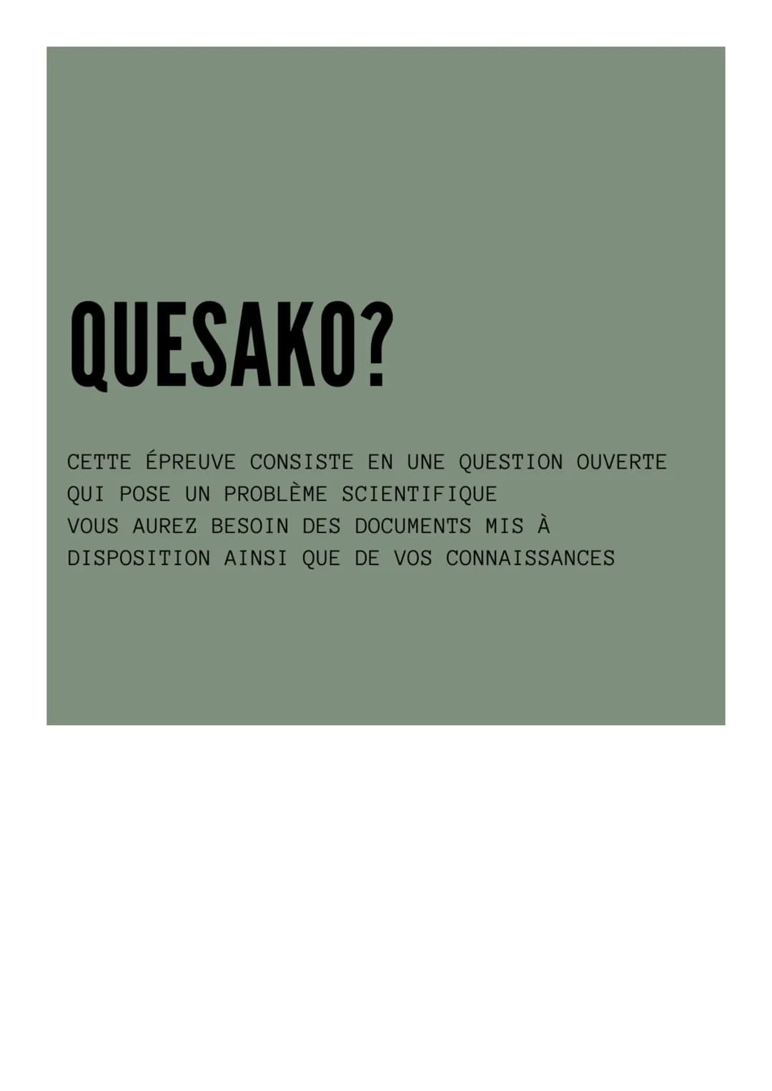 Exercice type
évaluations des connaissances AVEC OU SANS DOCUMENTS
question de synthèse
1.
2.
3.
4.
introduction
paragraphes
schémas
conclus