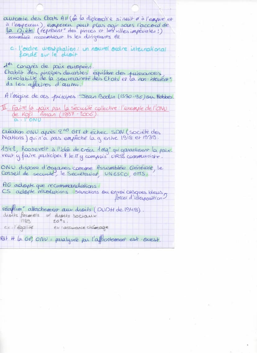 Chap 11: Le défi de la construction
de la paix.
→ Pourquoi et comment construire la paix depuis le
XVIIe siècle ?
I faire la paix partes tra