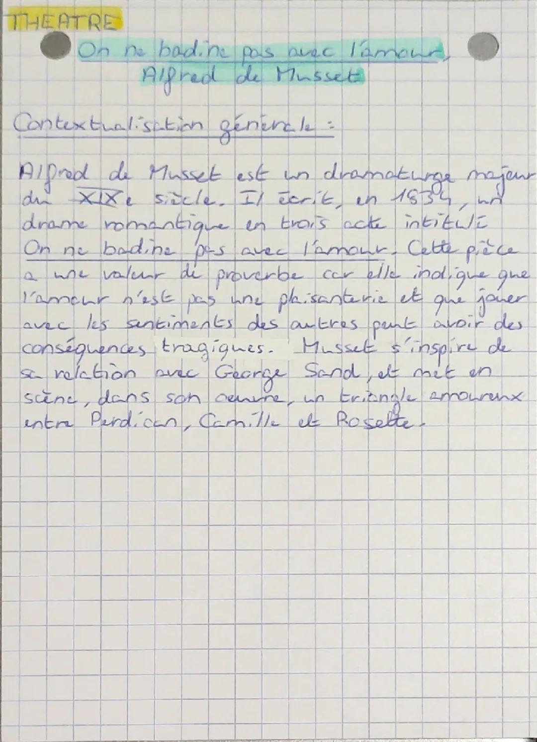 EAF2025 Texte L.L.9: MUSSET, On ne badine pas avec l'amour, I, 2, extrait, la scène de rencontre, 1834
Acte premier
Scène 2
Le salon du Baro
