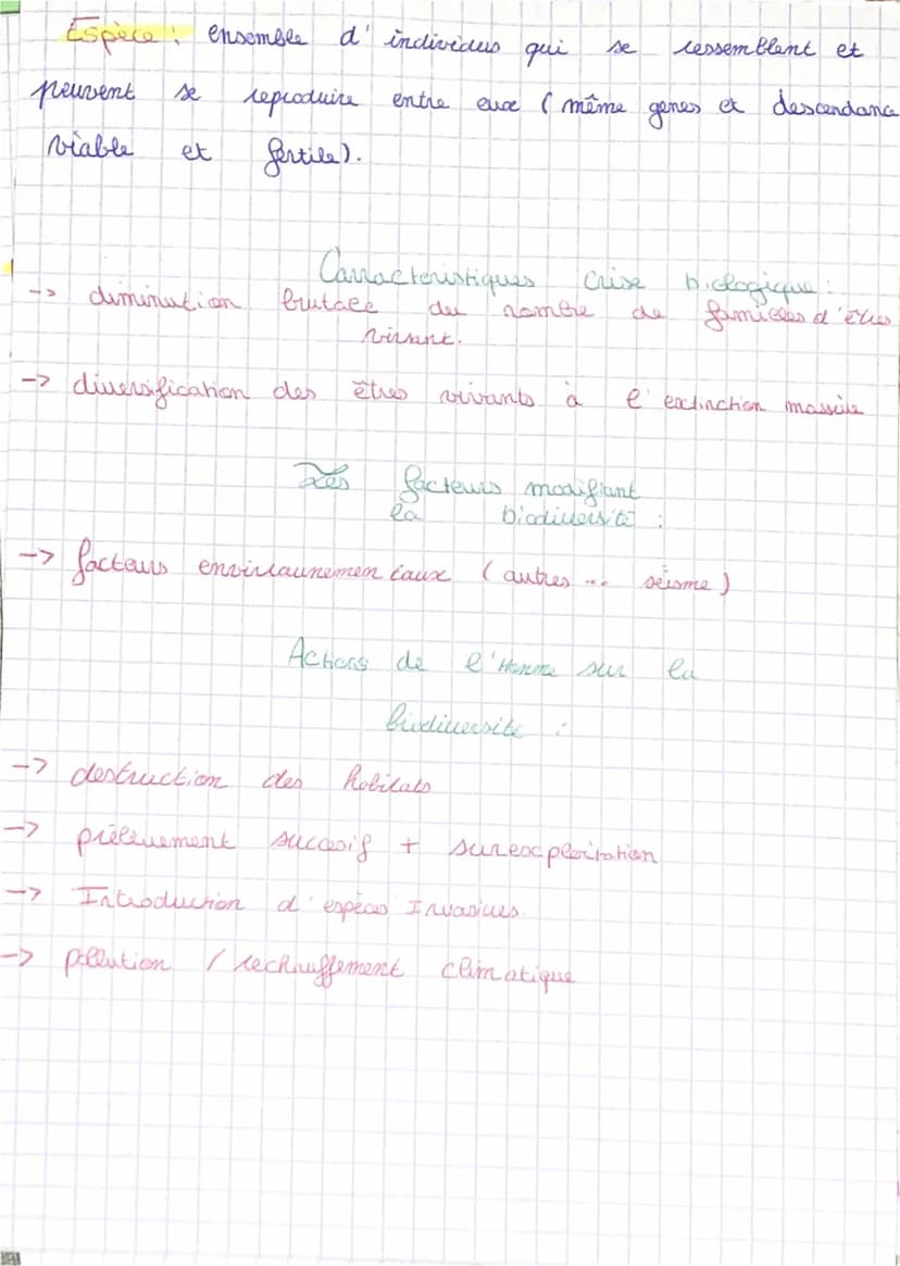 Chap 4
Biodiversité
Closysteme
-> Garmé
ante
Ce
biosphere.
Au
milieux
allèles
de
sein
Biodiversité
La biodiversite des
differentes qui
allia
