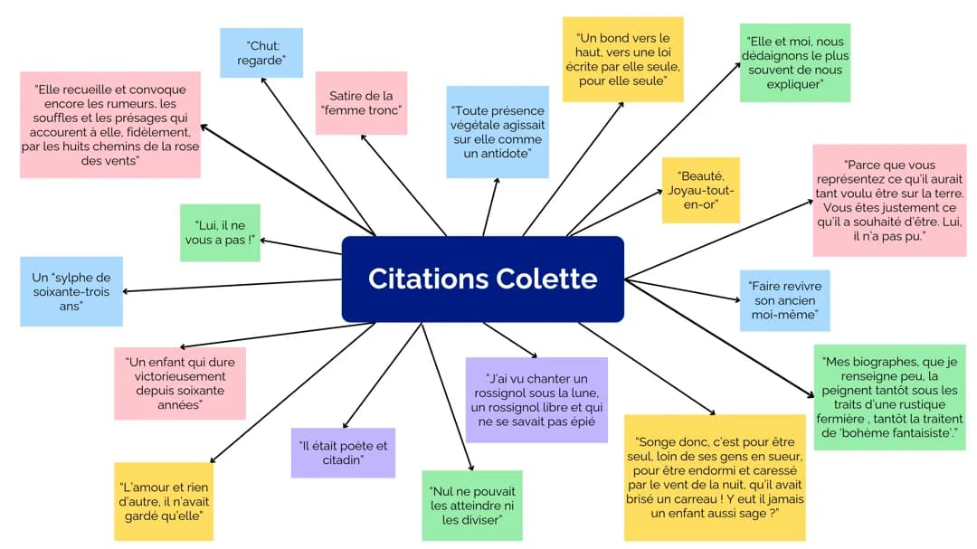 Toutes les citations de Sido et Les Vrilles de la vigne de Colette 