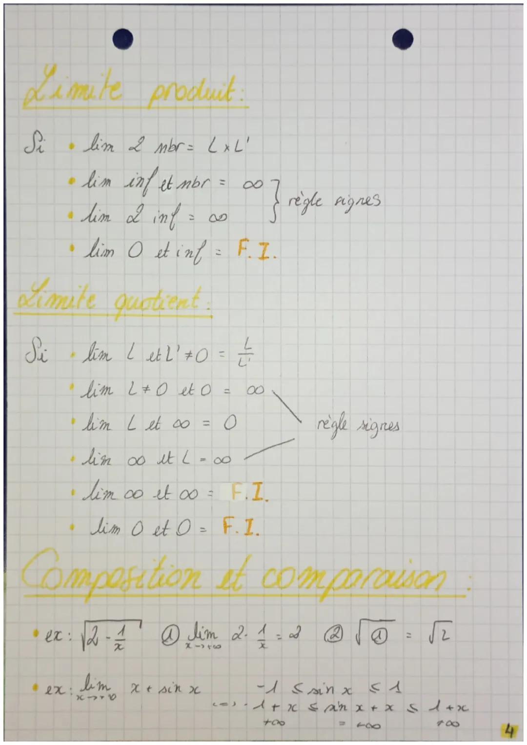 maths
fonctions limites, dérivées
continuites
Limites fonction en l'infini
• finie
2 sullisa, gd
of -> limite [ en +∞0 si f(x) proche de L
f