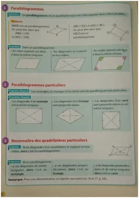 Know Fiche révision parallélogramme  thumbnail