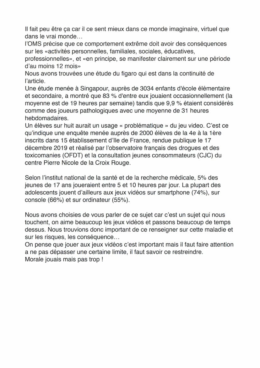 
<h2 id="lescausesdeladdictionauxjeuxvidos">Les causes de l'addiction aux jeux vidéos</h2>
<p>L'addiction aux jeux vidéos, désormais reconnu