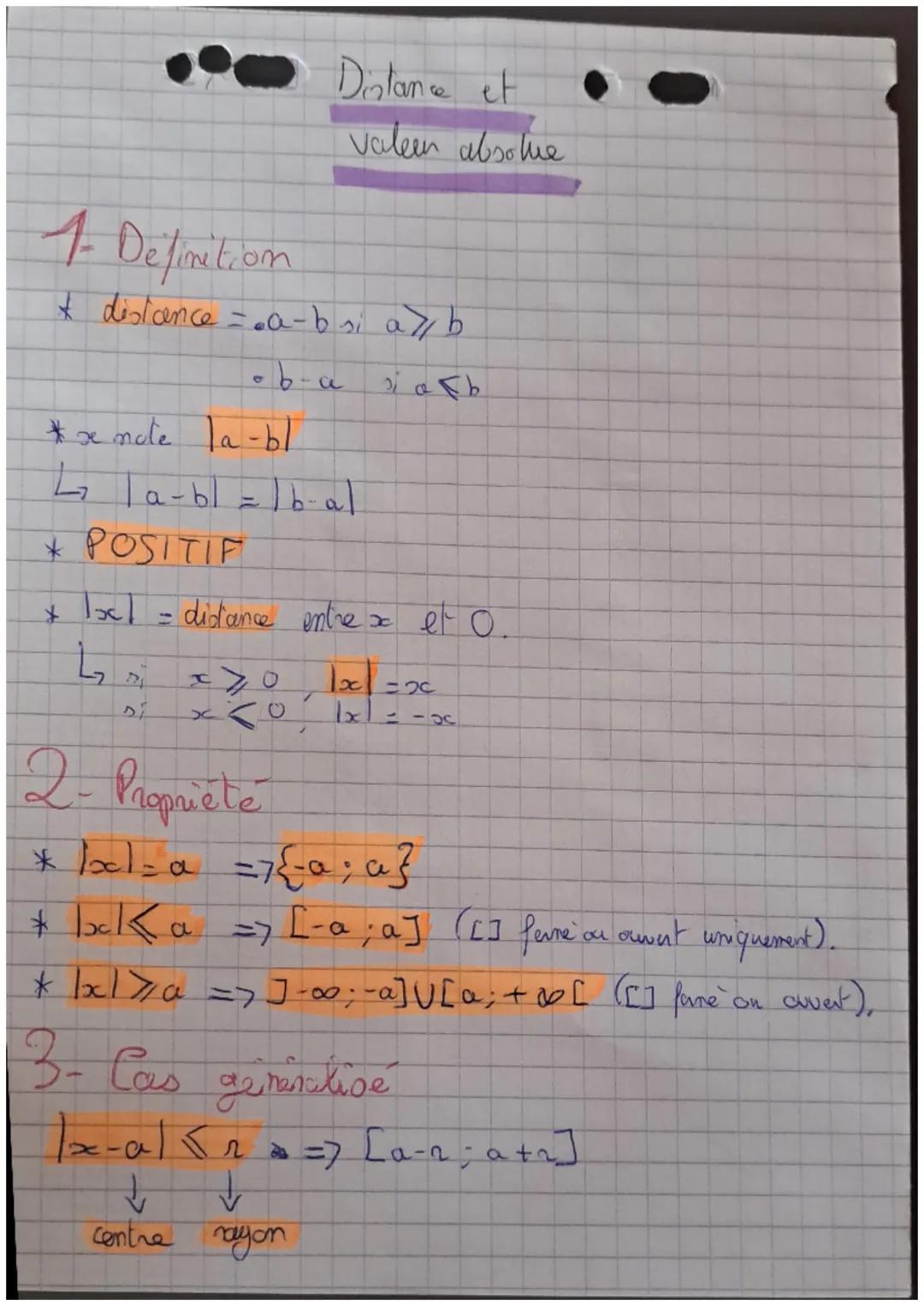 1- Definition
* distance = .a-b si a // b
-b-a xa Fb
*xnote la-bl
47a-bl=1b-a]
* POSITIF
* 1x1 = distance entre x et o
L
I
x
O
2- Propriété
