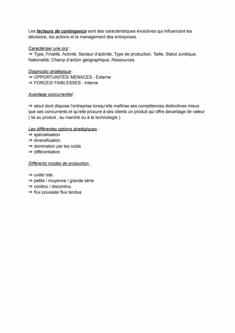 Les questions les plus posées :
Les différents types de décisions: "caractériser / qualifier la décision prise par ..."
⇒ décision opération