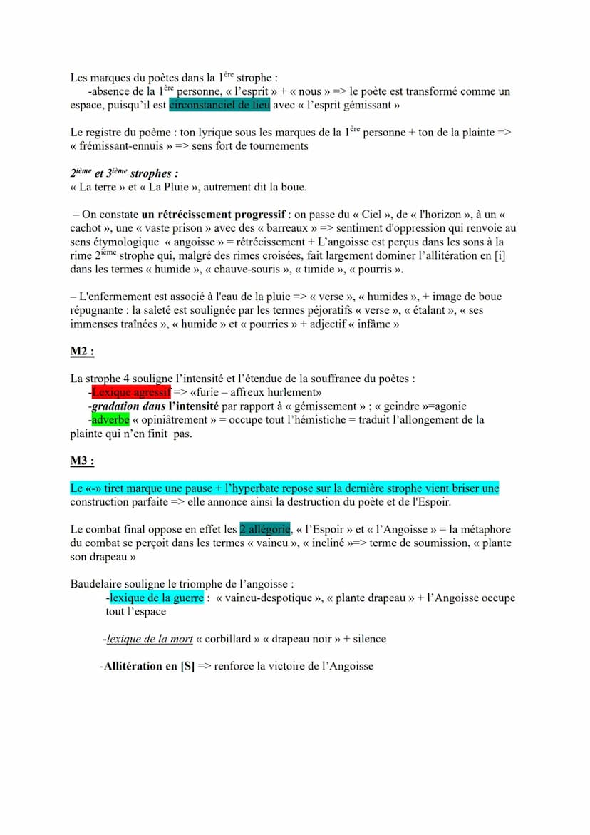 Classe de 1G, S1, texte 1 : BAUDELAIRE, Les Fleurs du Mal, « Spleen et Idéal », LXXVIII
<< Spleen 4 » (1857).
INTRODUCTION :
Présentation de