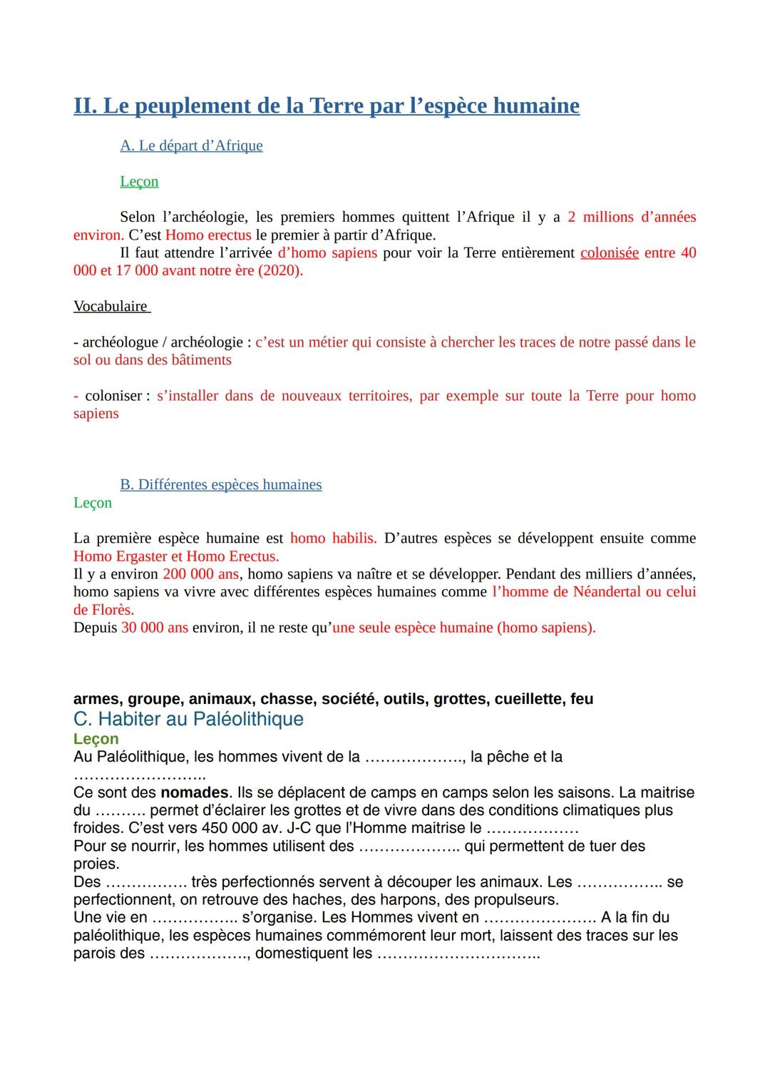 I. Les premiers Hommes
A. Toumaï et Lucy, des ancêtres communs
Leçon
Toumaï et Lucy sont des squelettes d'australopithèque. Ils appartiennen