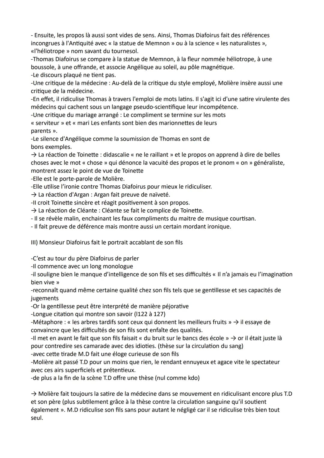 Théâtre Le Malade Imaginaire
INTRODUCTION :
Acte II, scène 5
Molière de son vrai nom Jean-Baptiste Poquelin, est un dramaturge, comédien et 