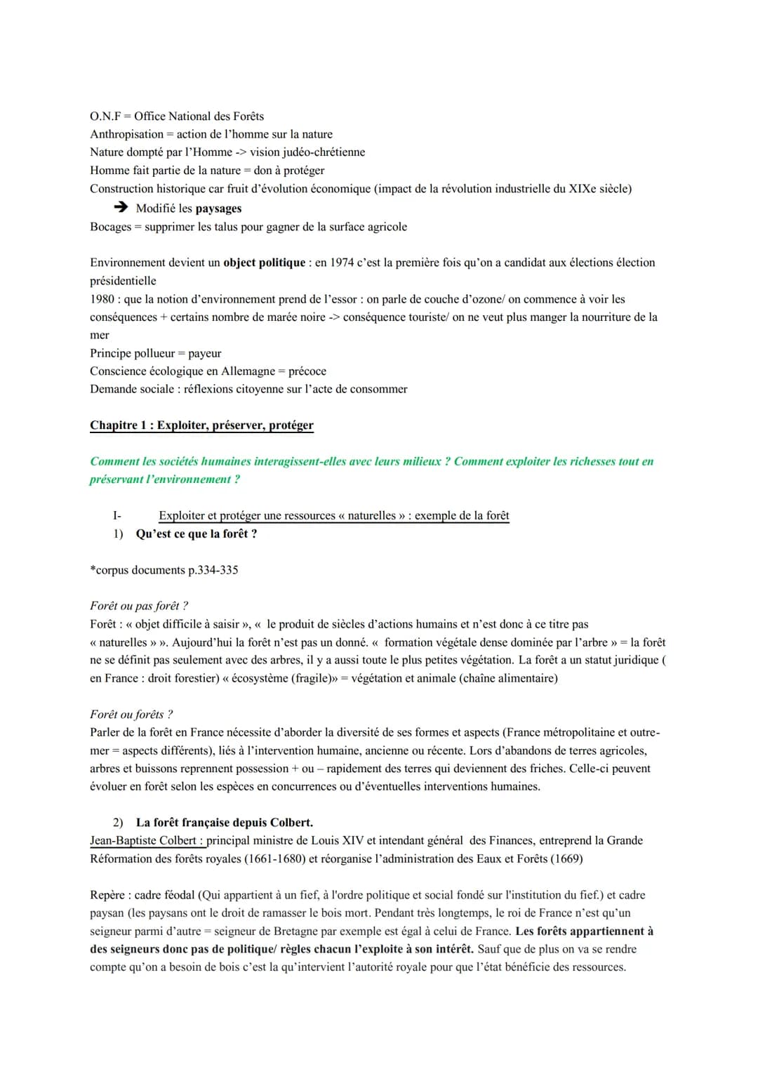 Thème 5 : L'environnement, entre exploitation et protection : un enjeu planétaire
Objectifs :
- Analyser l'évolution du rapport entre les so