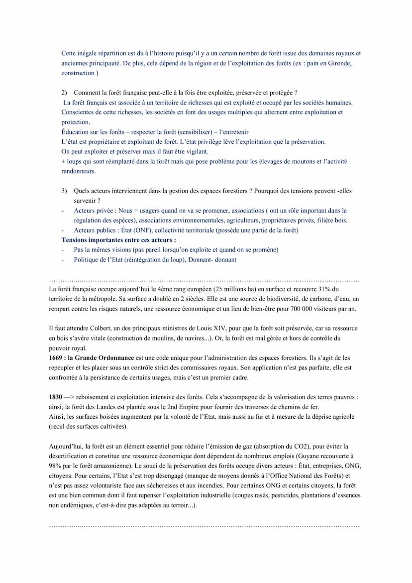 Thème 5 : L'environnement, entre exploitation et protection : un enjeu planétaire
Objectifs :
- Analyser l'évolution du rapport entre les so