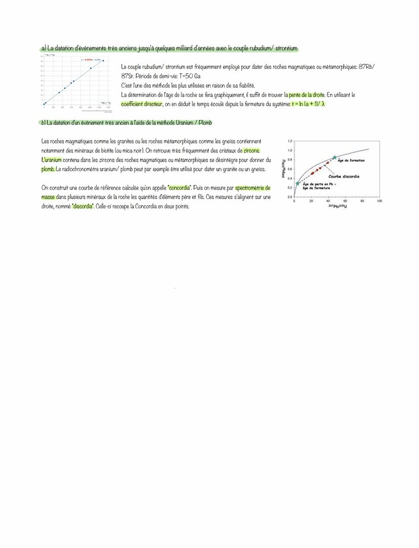 SVT
Chapitre 1: Les traces du passé mouvementé de la Terre
I. La datation relative
La chronologie relative consiste à établir une succession