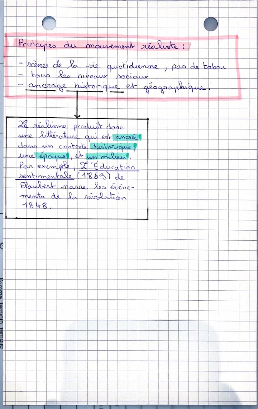 française
Béalisme
Le réalisme est un mouvement artistique et
litteraire appar
France vers 1850 (xix²S).
Co mouvement se base sur la représe