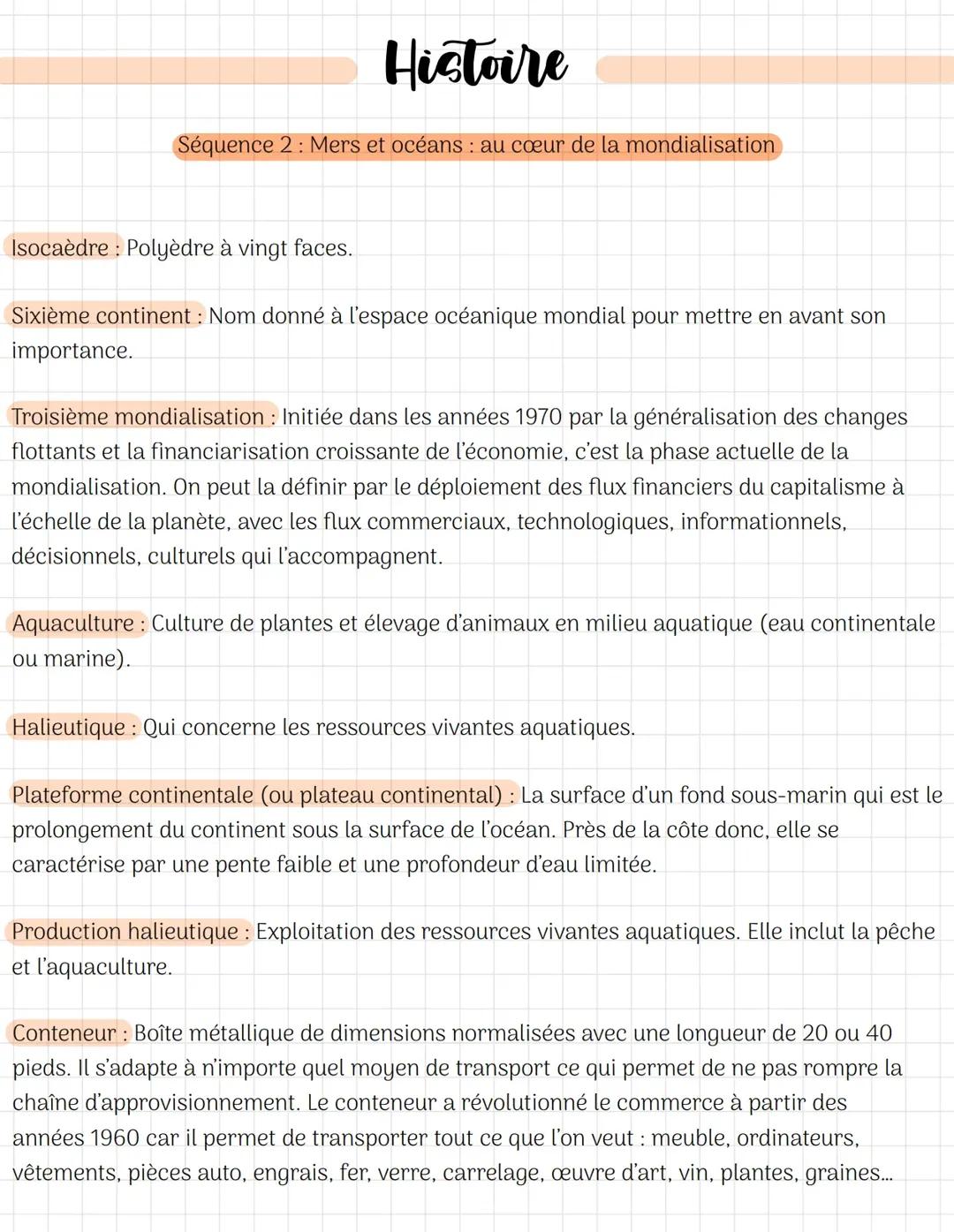 Mers et océans : au cœur de la mondialisation