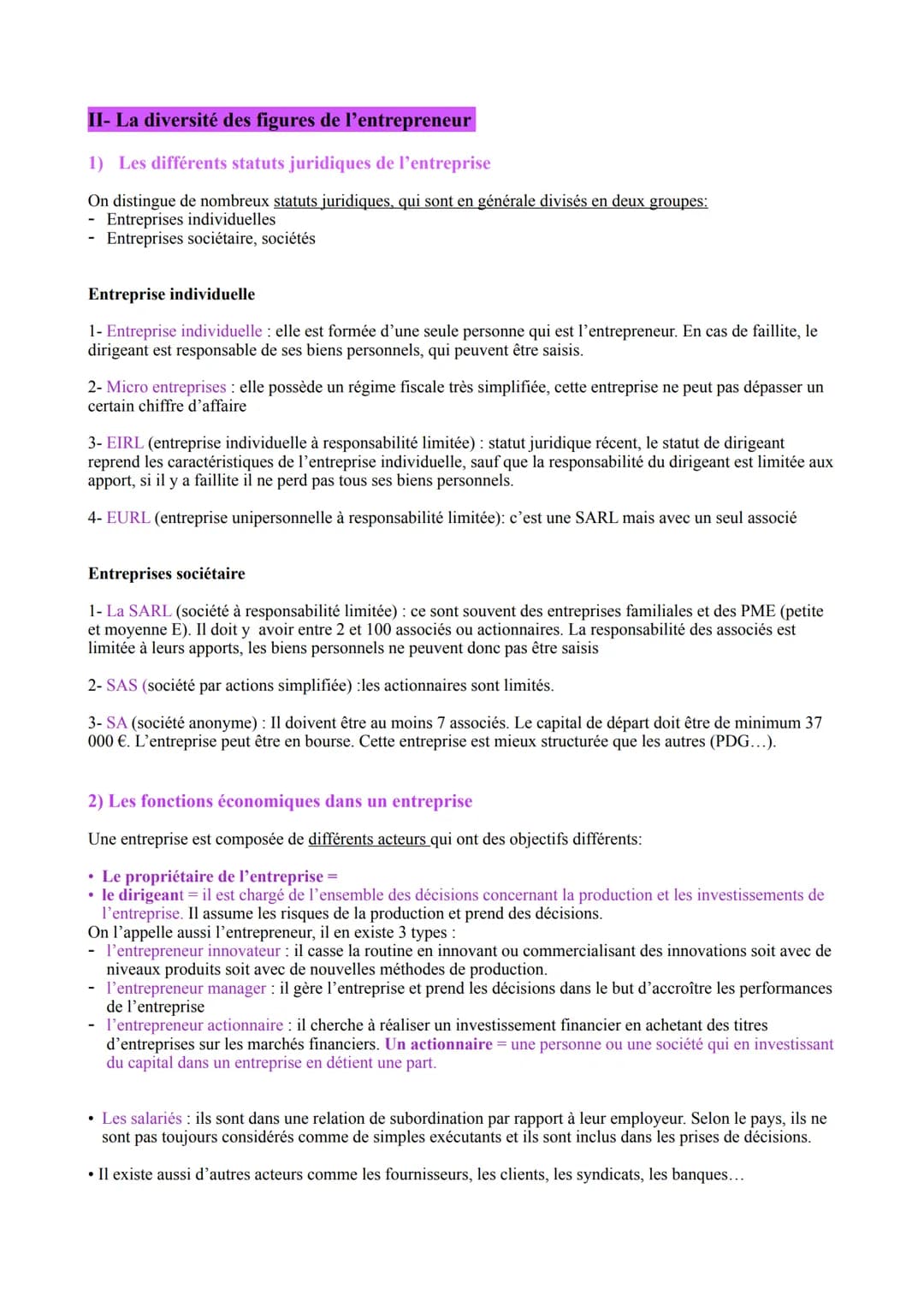 CHAPITRE 12:
Comment les entreprises sont-elles organisées et
gouvernées ?
Introduction :
Une entreprise = est une organisation chargée de l