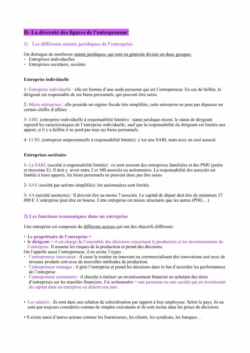 CHAPITRE 12:
Comment les entreprises sont-elles organisées et
gouvernées ?
Introduction :
Une entreprise = est une organisation chargée de l
