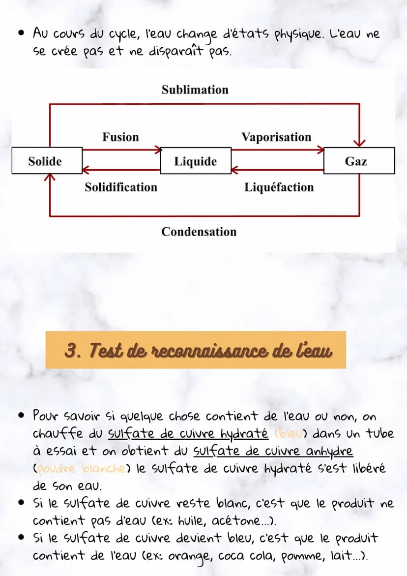 Physique-Chimie
1. Explications
• Environ 3/4 de notre planète soit 70,7 % Sont recouverts
d'eau.
• Le volume de l'eau sur terre est évalué 