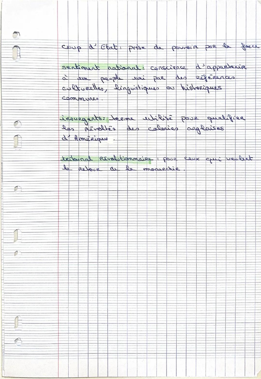 Programme
eme
Chapitre 3
Histoire fiche de Revision.
Thème 1: de XVIII siècle, expansions, lumière
et Revolutions.
du progamme Chapitre 3: L