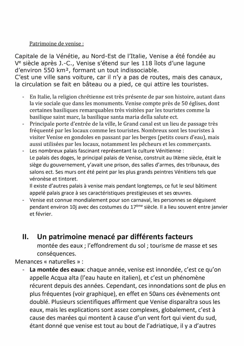 Venise : entre valorisation et protection du patrimoine
Quelles sont les limites de la valorisation du patrimoine de Venise ?
Un site et une