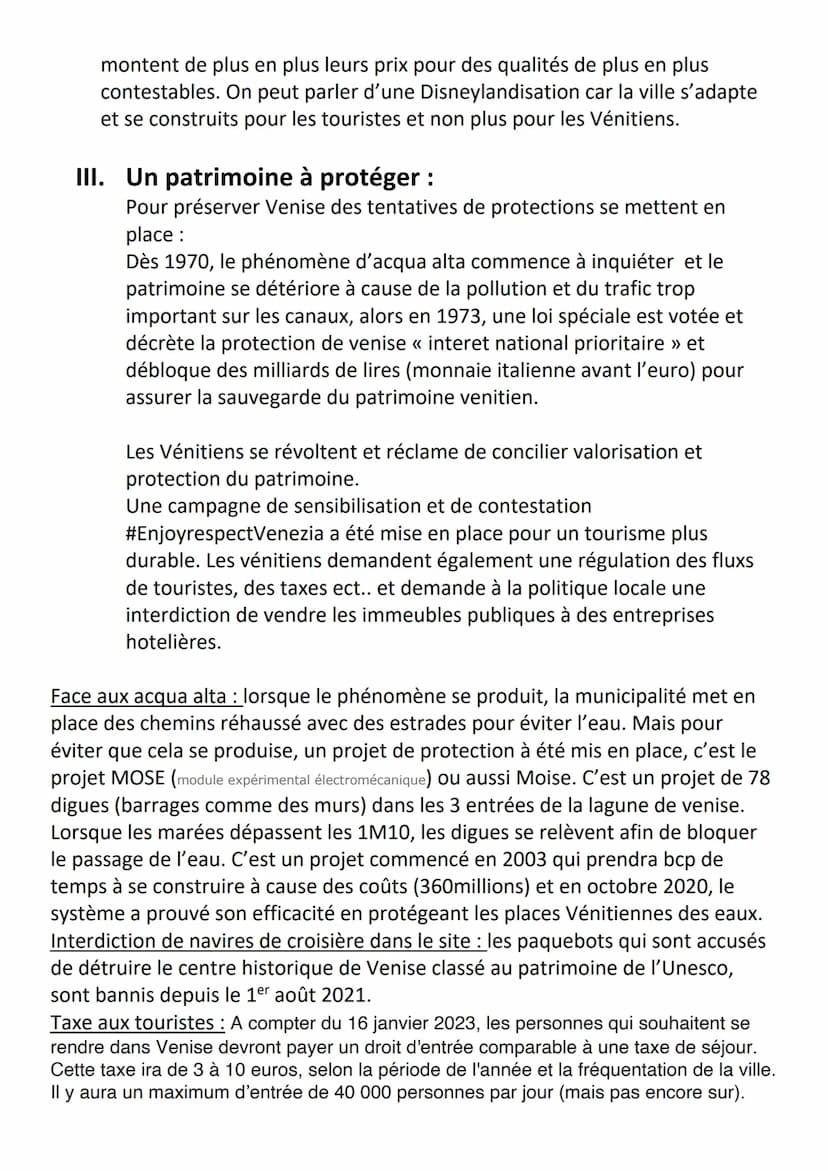 Venise : entre valorisation et protection du patrimoine
Quelles sont les limites de la valorisation du patrimoine de Venise ?
Un site et une
