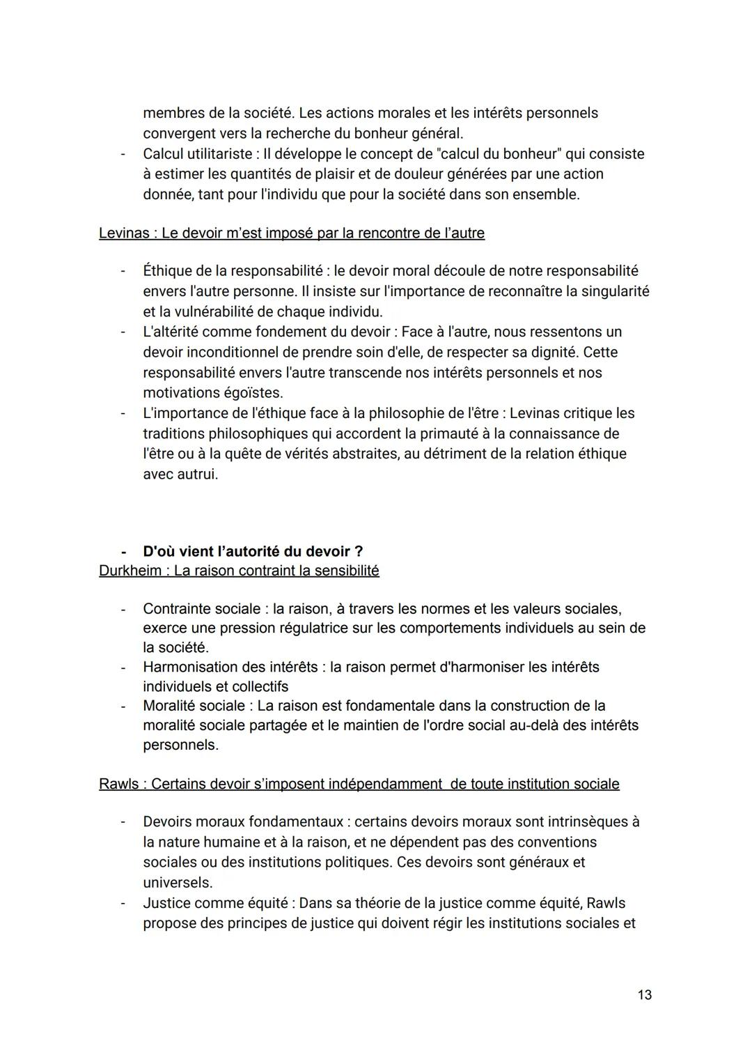 4. NOTION: LE DEVOIR

Présentation de la notion: Le mot "devoir" vient du latin "debere", signifiant "ce qui
est dû", "ce à quoi on est obli