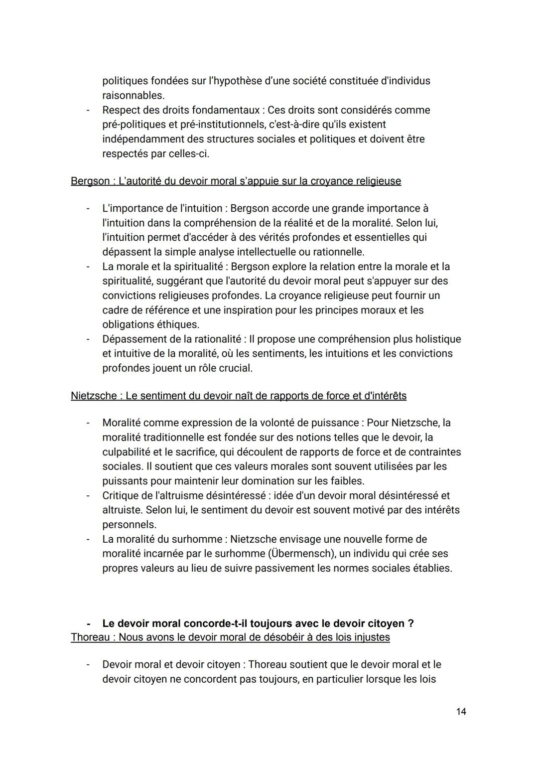4. NOTION: LE DEVOIR

Présentation de la notion: Le mot "devoir" vient du latin "debere", signifiant "ce qui
est dû", "ce à quoi on est obli