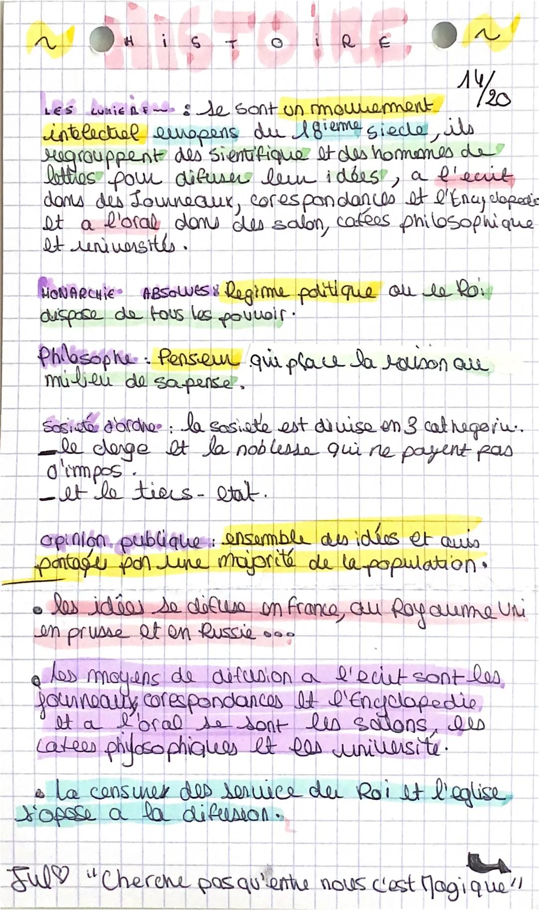 
<p><strong>Le mouvement littéraire</strong></p>
<p>Les Lumières sont un mouvement intellectuel important du XVIIIe siècle, qui a regroupé d