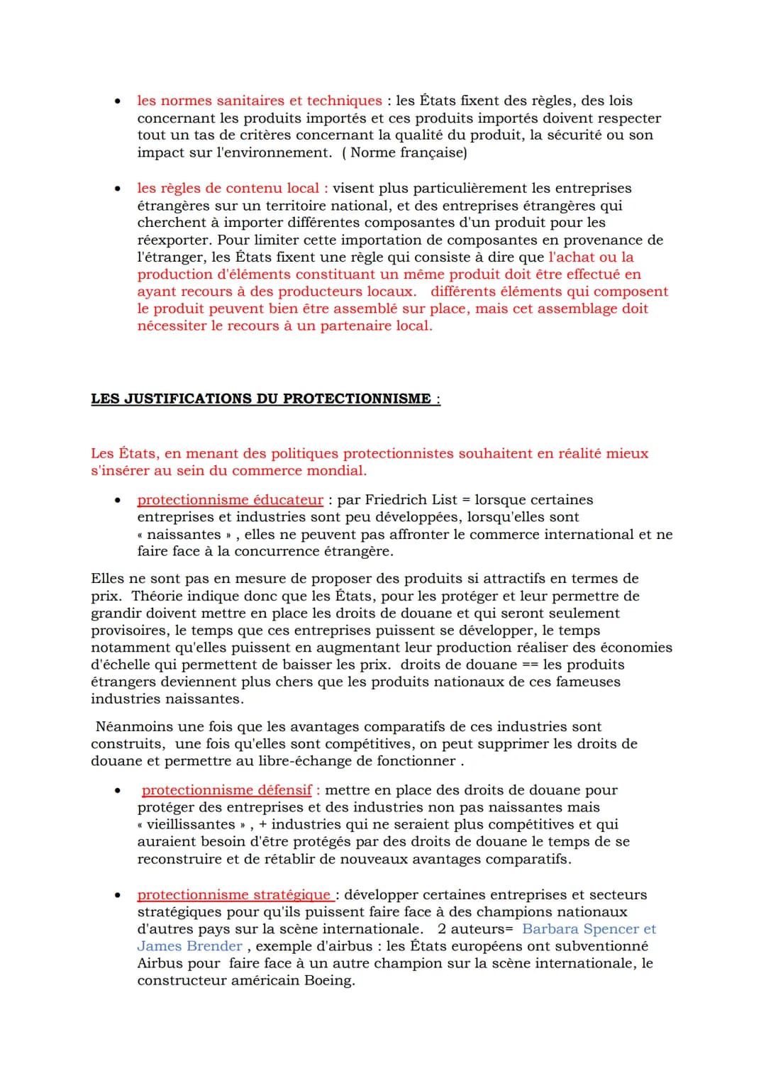 I) Les déterminants des échanges internationaux
A) Les avantages comparatifs et les dotations factorielles.
Le poids des avantages comparati