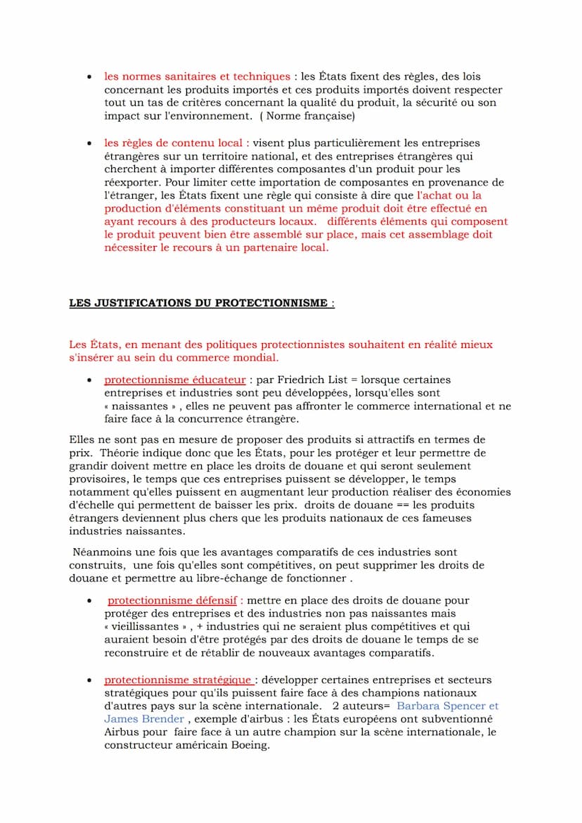 I) Les déterminants des échanges internationaux
A) Les avantages comparatifs et les dotations factorielles.
Le poids des avantages comparati