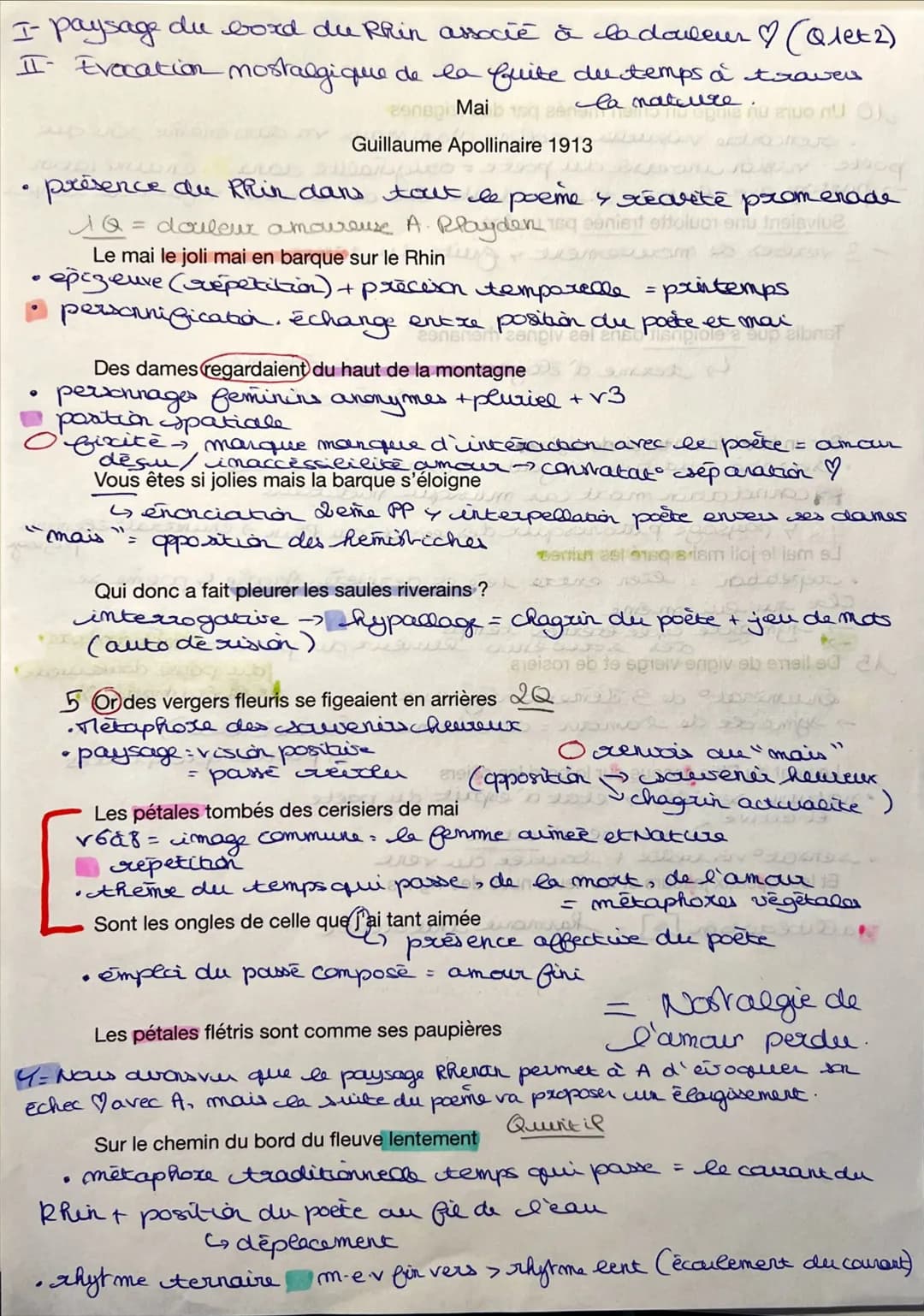 
<h2 id="introduction">Introduction</h2>
<p>Le poème "Mai" est issu du recueil "Alcools" écrit par Guillaume Apollinaire en 1913. Ce poème a