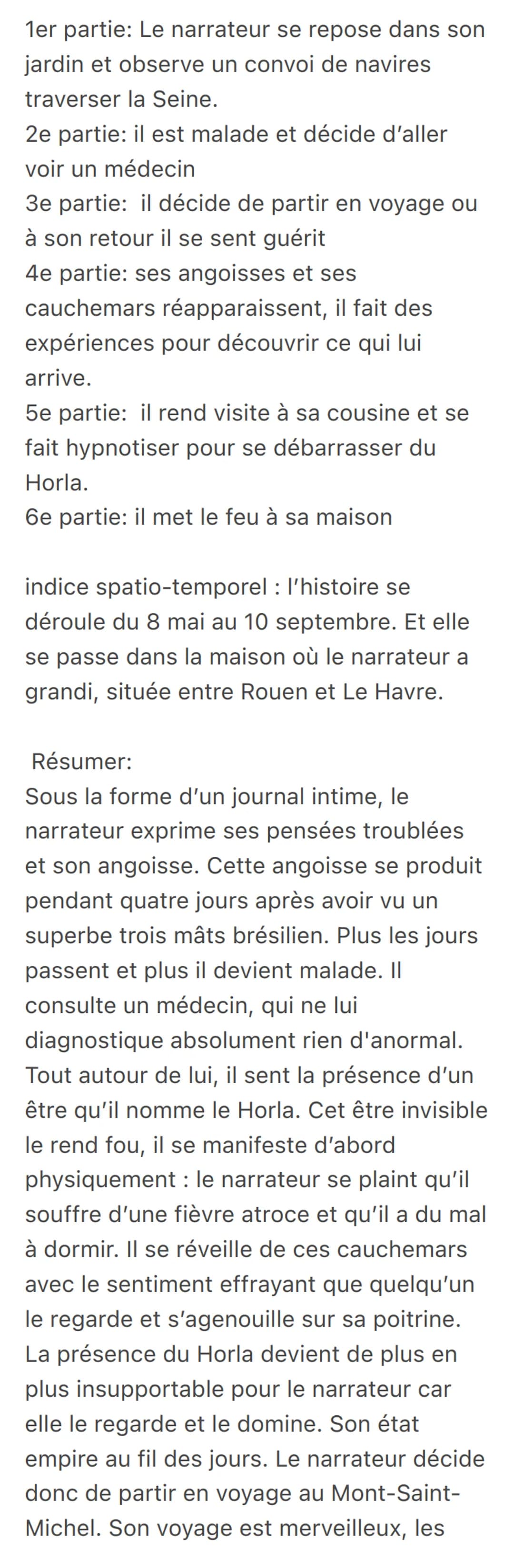 Le HORLA
de Guy MAUPASSANT
L'auteur : Guy de Maupassant est un
écrivain et journaliste littéraire français né
le 5 août 1850 et mort le 6 ju