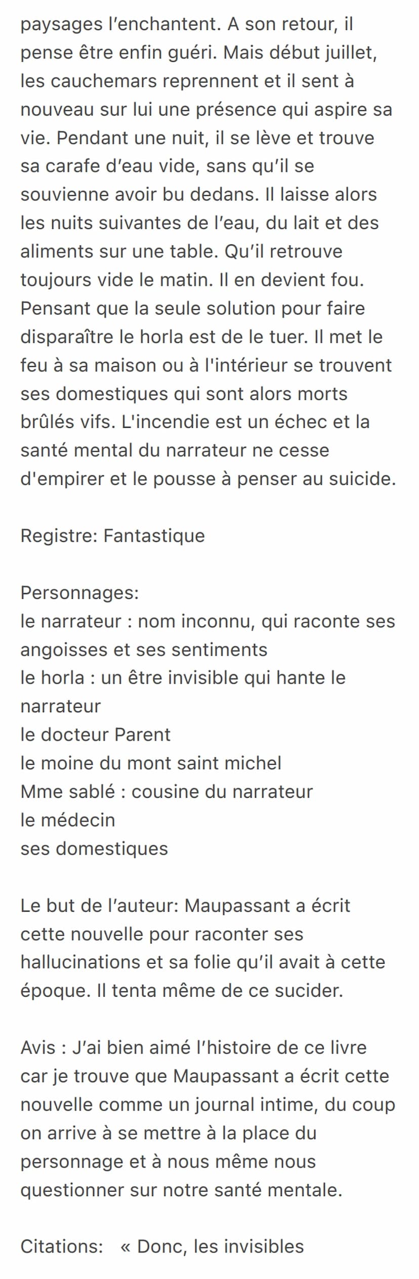 Le HORLA
de Guy MAUPASSANT
L'auteur : Guy de Maupassant est un
écrivain et journaliste littéraire français né
le 5 août 1850 et mort le 6 ju