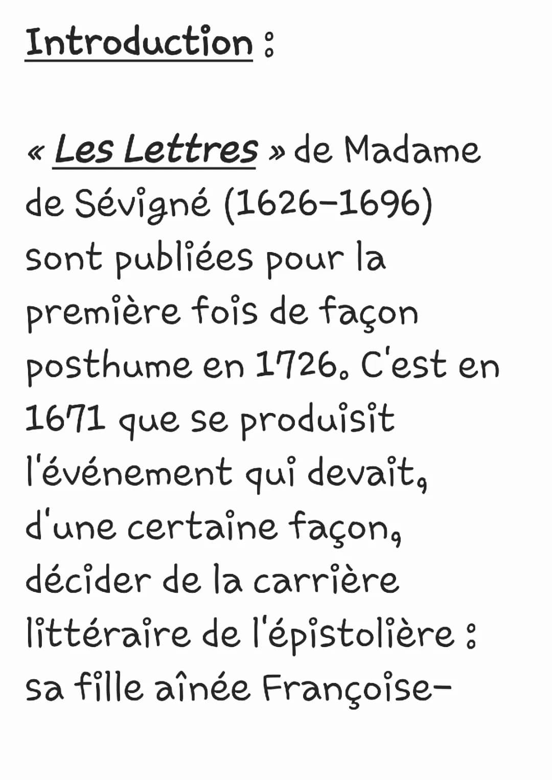 Tout sur les Lettres de Madame de Sévigné : PDF, Résumés et Plus !