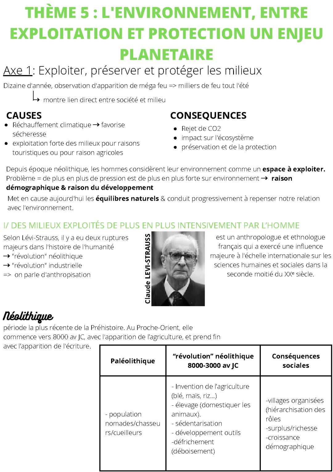 Les Causes et Conséquences du Réchauffement Climatique et de la Révolution Néolithique