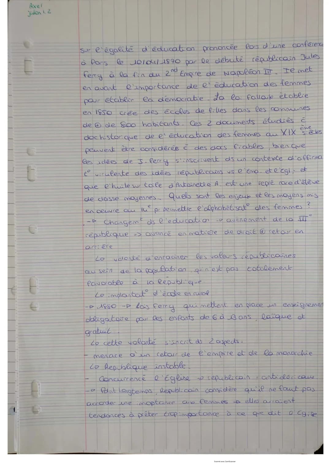 Jalon 1.1
Axel
Jalon - Accéder à la connaissance :
l'alphabéliser des femmes dutvie
sièce à nos jours -
Dès l'antiquité,
majori
-D Xenophon

