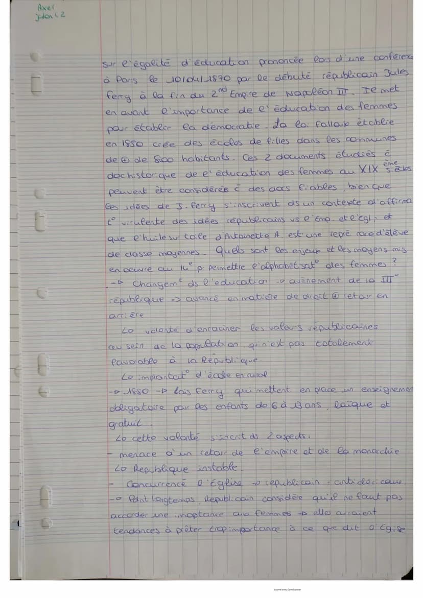 Jalon 1.1
Axel
Jalon - Accéder à la connaissance :
l'alphabéliser des femmes dutvie
sièce à nos jours -
Dès l'antiquité,
majori
-D Xenophon
