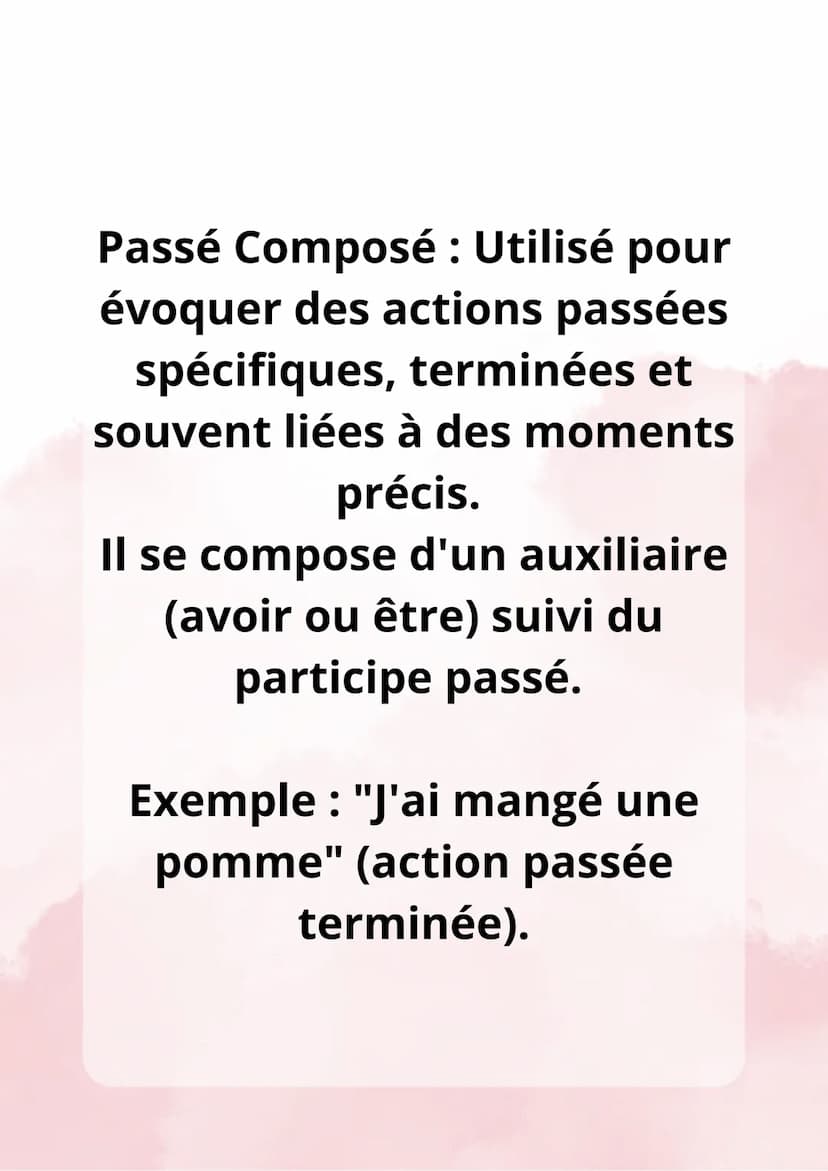 Les Valeurs de
Temps Présent : Ce temps est utilisé
pour parler d'actions qui se
déroulent actuellement,
d'habitudes, de vérités
générales e