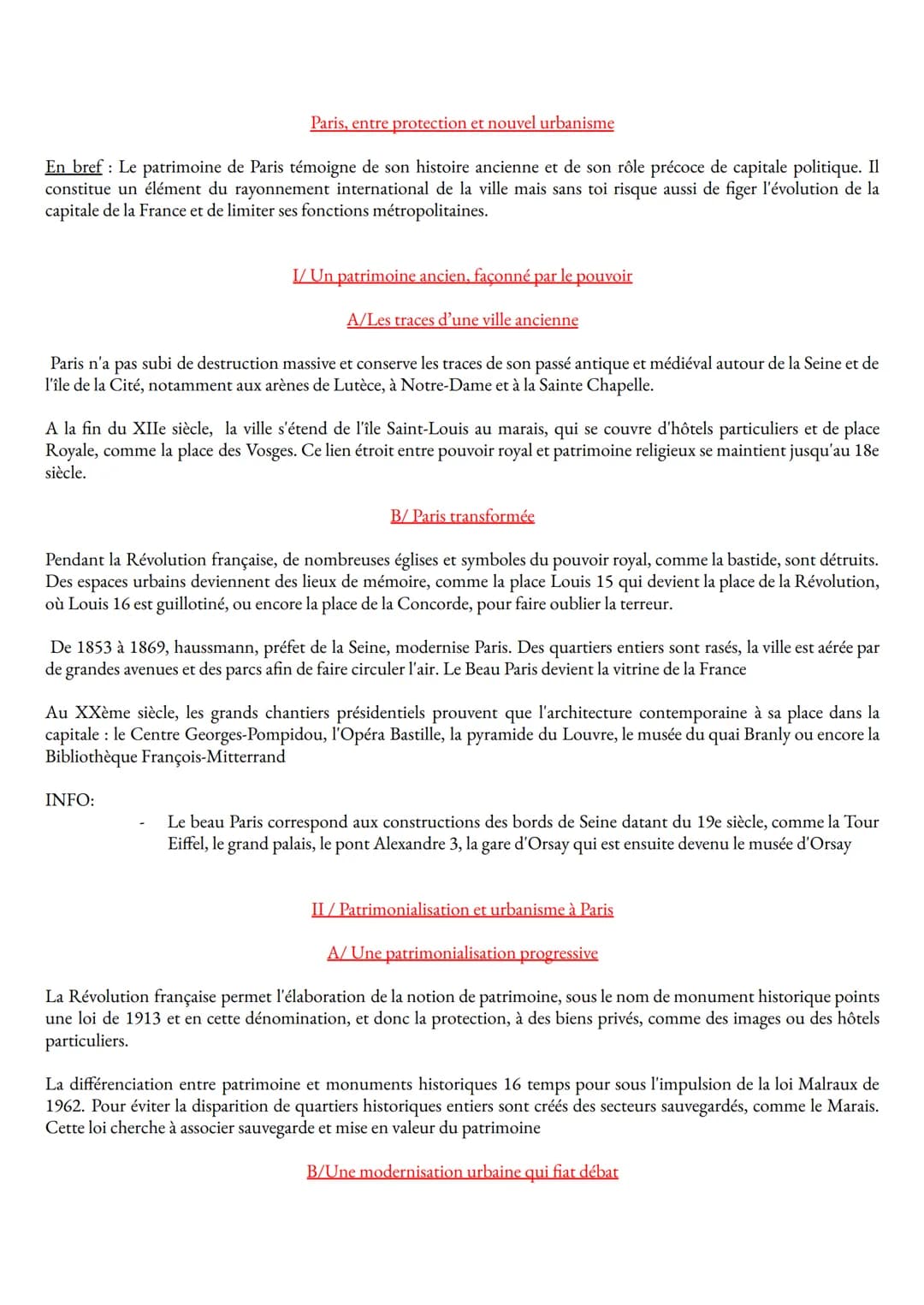 Paris, entre protection et nouvel urbanisme
En bref: Le patrimoine de Paris témoigne de son histoire ancienne et de son rôle précoce de capi