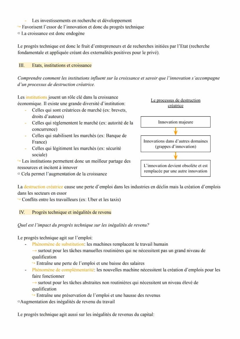 Les sources et défis de la croissance économique
I. Les sources de la croissance économique
Qu'est-ce que la croissance économique et quelle