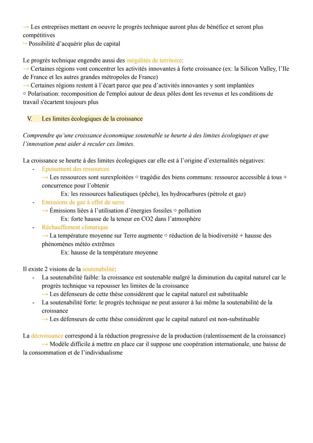 Les sources et défis de la croissance économique
I. Les sources de la croissance économique
Qu'est-ce que la croissance économique et quelle