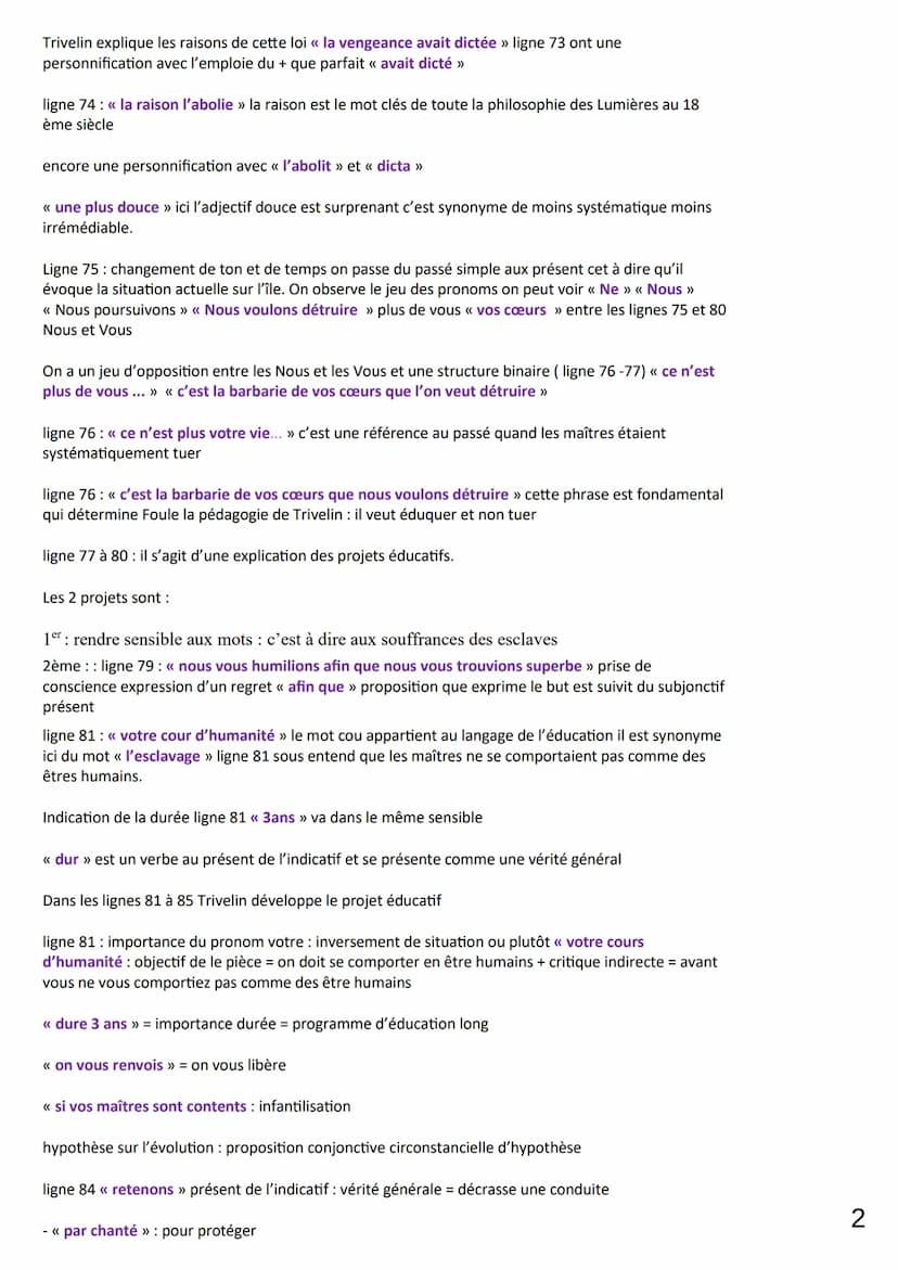Objet d'étude 2
Théâtre
LIMAUX Oriane
Texte scène 2 L'île des esclaves
1) Introduction
Ce texte est un extrait de pièce de théâtre, son genr
