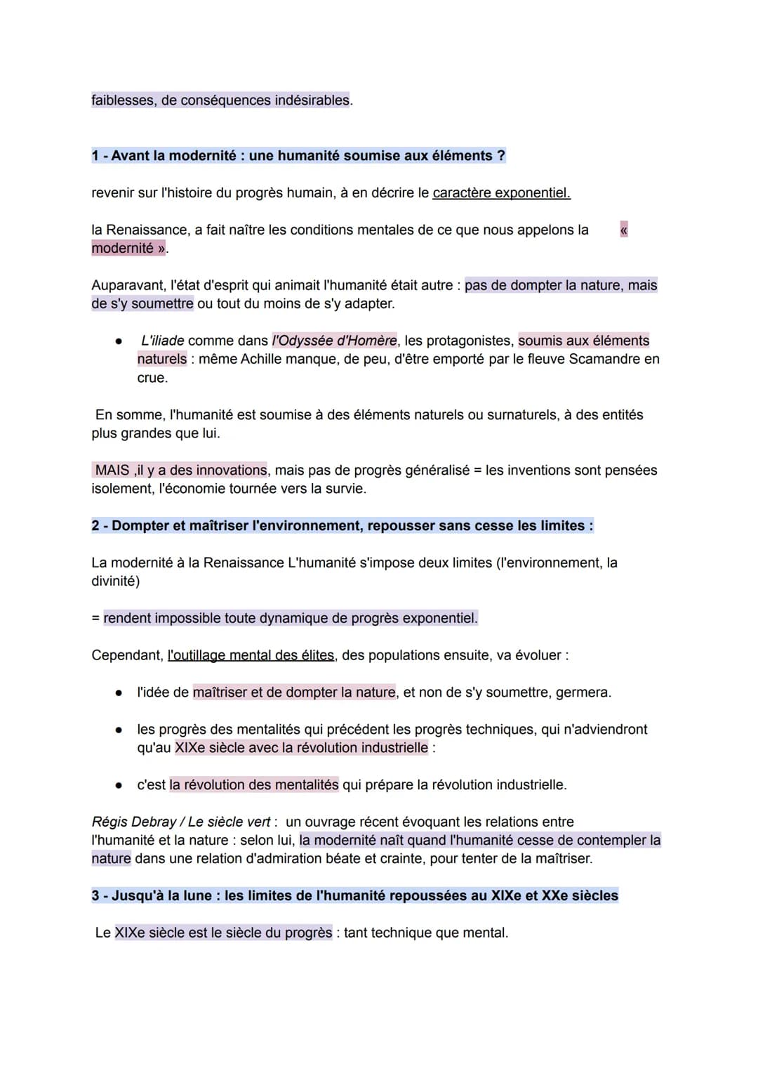 << L'humain et ses limites » pose la question de «<l'extension des capacités humaines liée à la
technique » :
●
le perfectionnement des « ma