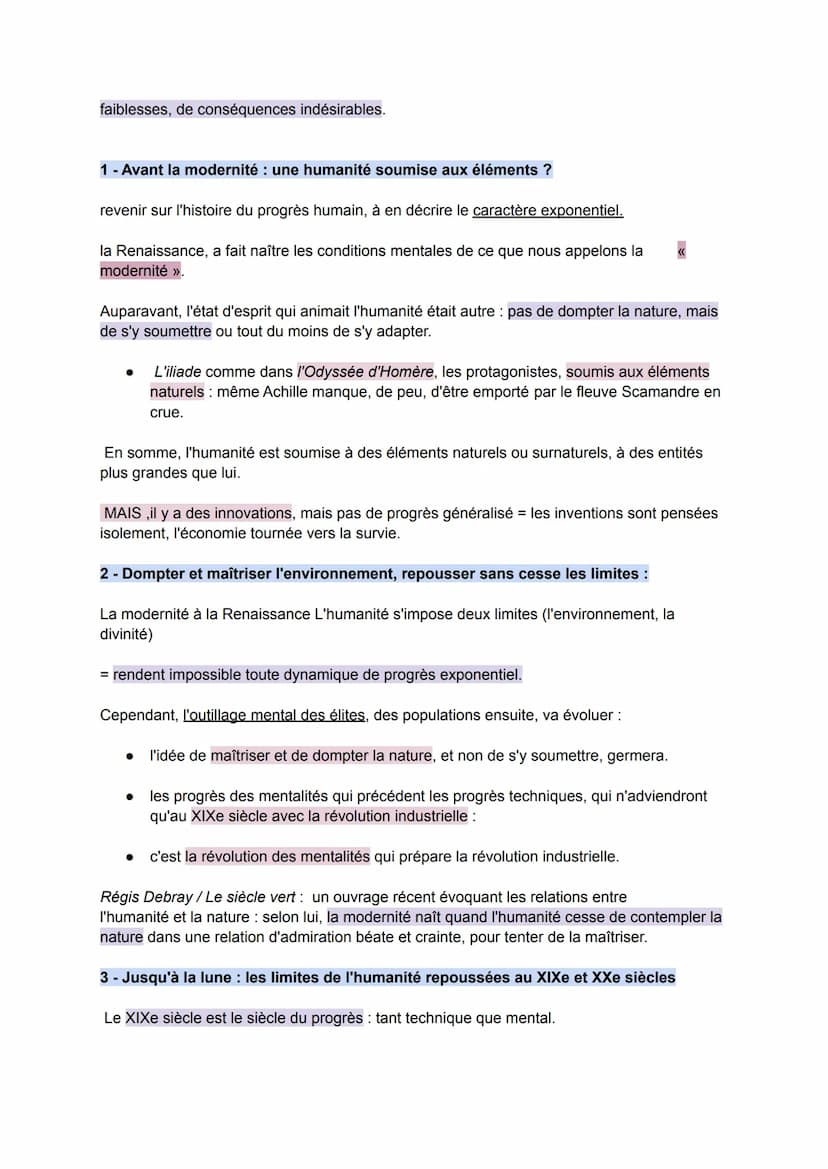 << L'humain et ses limites » pose la question de «<l'extension des capacités humaines liée à la
technique » :
●
le perfectionnement des « ma