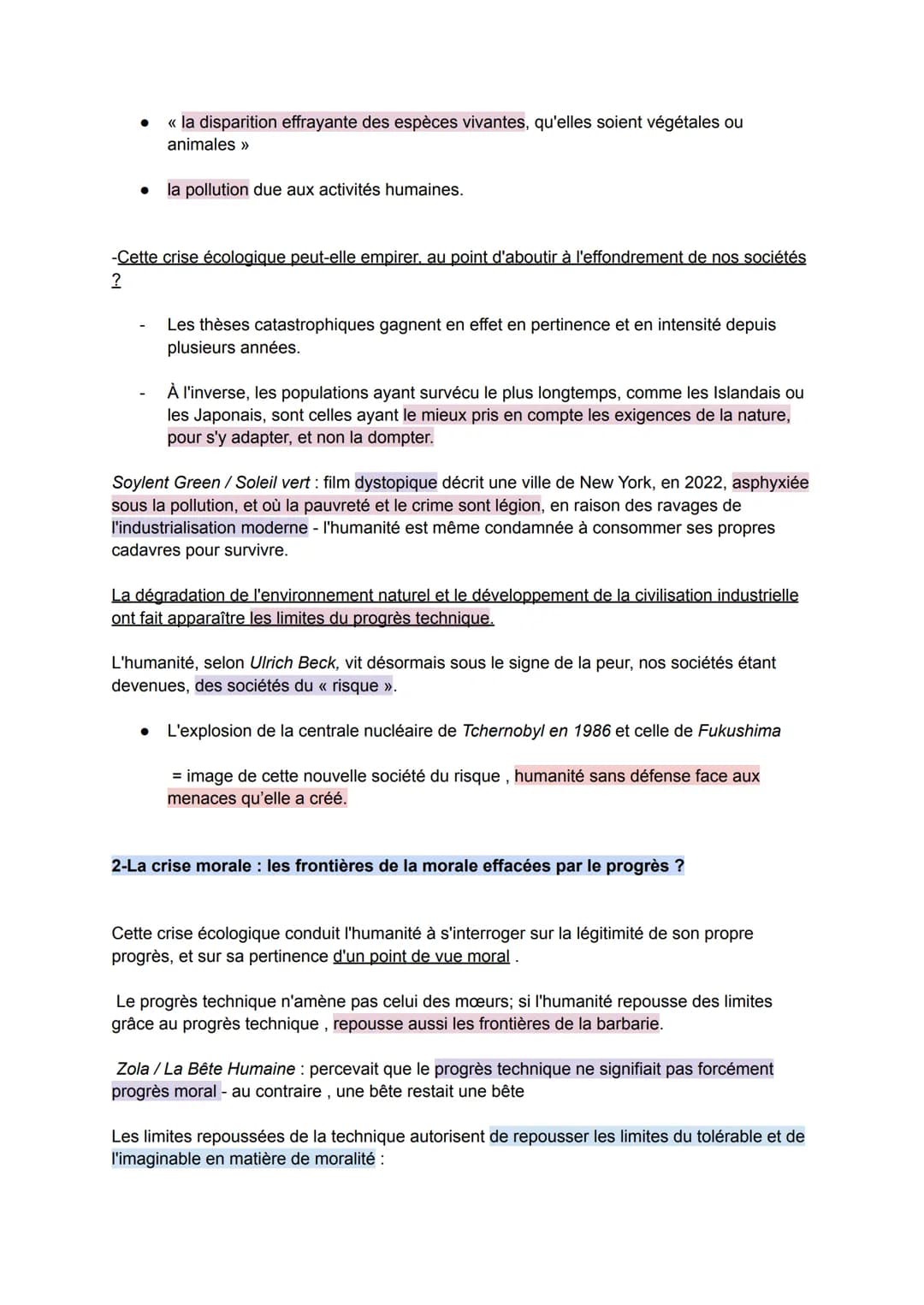 << L'humain et ses limites » pose la question de «<l'extension des capacités humaines liée à la
technique » :
●
le perfectionnement des « ma